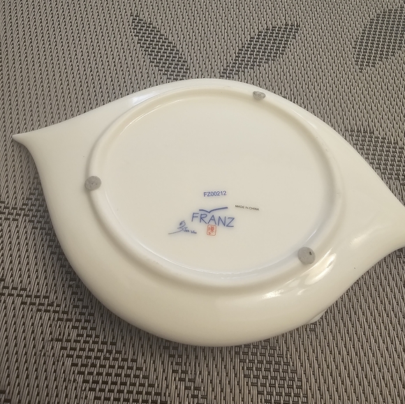 Franz Dragonfly tea cup and saucer FZ00212 made in china Singed by Franz - Picture 6 of 10